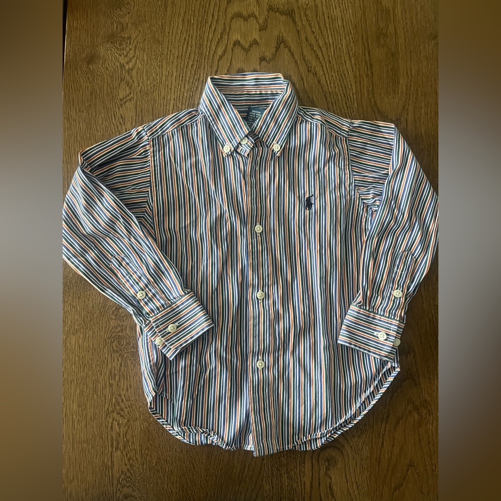 Ralph Lauren Kids Striped Button-Down Shirt